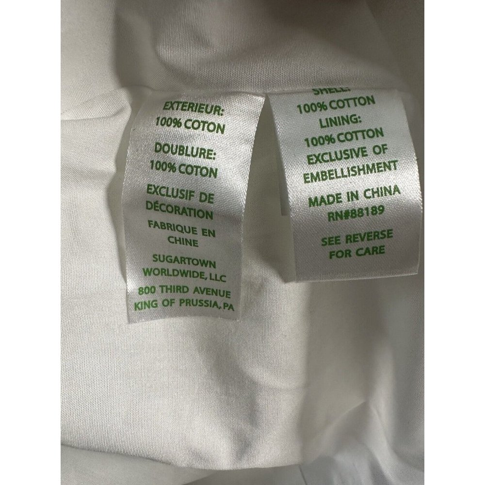 Lilly Pulitzer Gabby Shift Dress Resort White Gold Embroidered NEW Sz 4 $258 - Picture 6 of 8